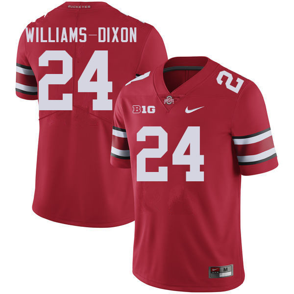 Men #24 Sam Williams-Dixon Ohio State Buckeyes College Football Jerseys Stitched-Red